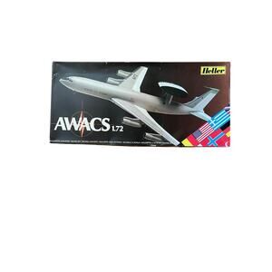 Heller AWACS NATO OTAN Airplane Model Kit#80306 1/72 Open Box